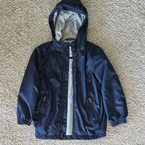 GAP Dark Blue Kids Raincoat with Hood
